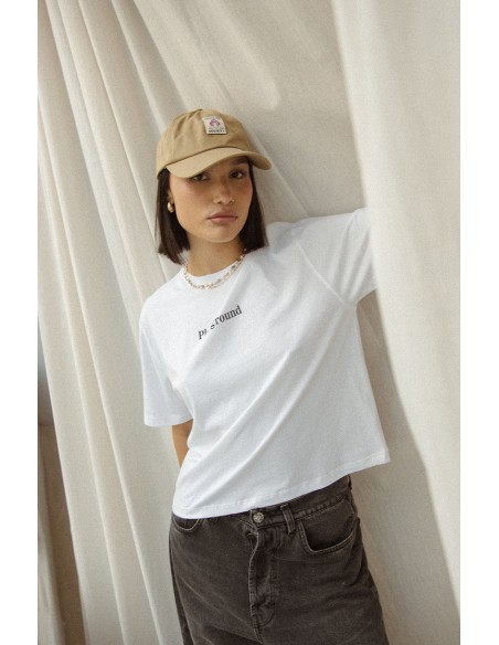 Kaotiko T-shirt Washed Naughty Puppies White - AR009-01-M002