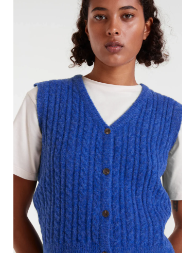 Compania Fantastica vest Blue knitted...