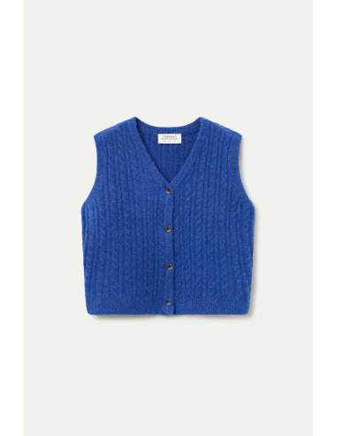Compania Fantastica vest Blue knitted...