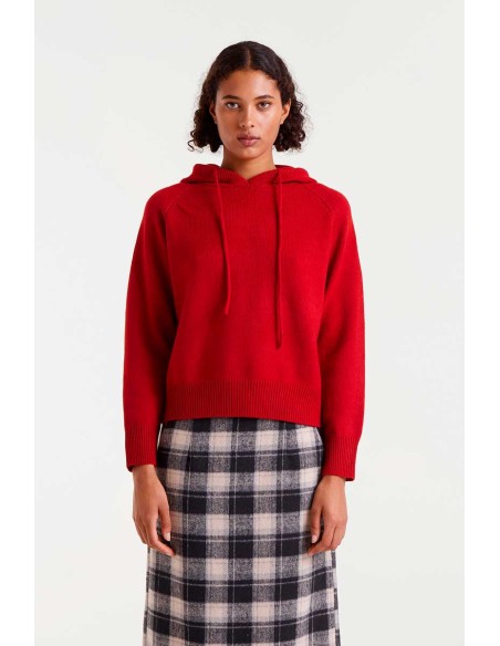 Compania Fantastica sweater Red fine knit sweatshirt - 54C/10293