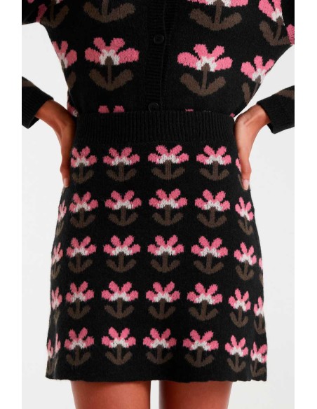 Compania Fantastica skirt Baboushka Small print jacquard short  - 54C/10361