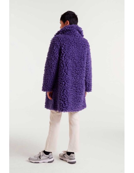 Compania Fantastica coat Purple sheepskin - 54C/11119