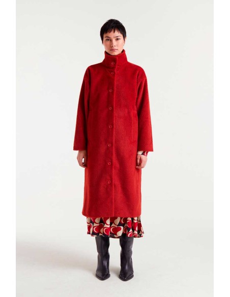 Compania Fantastica coat Long red - 54C/11167