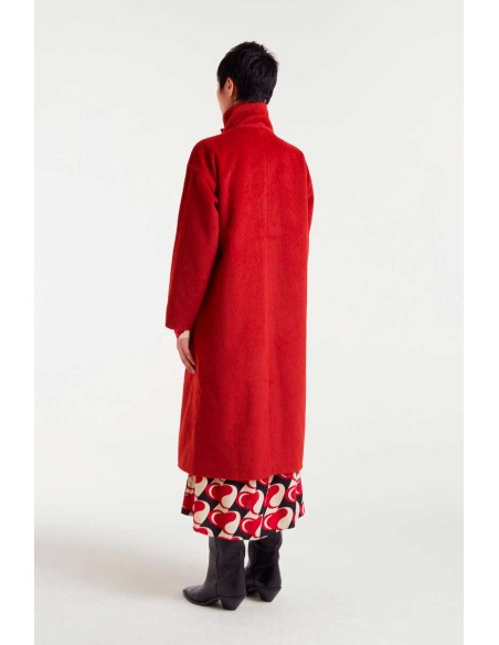 Compania Fantastica coat Long red - 54C/11167