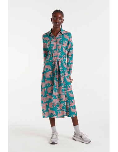 Compania Fantastica dress Onca print midi - 54C/11168