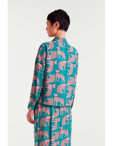 Compania Fantastica shirt Onca print - 54C/11170