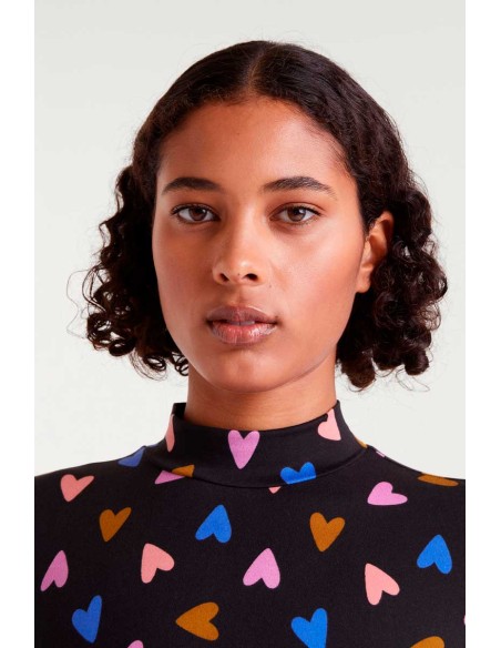 Compania Fantastica Long dress with Potpourri print - 54C/12109