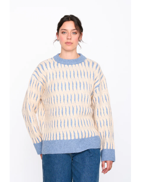 24 Colours sweater patterned - 41314a