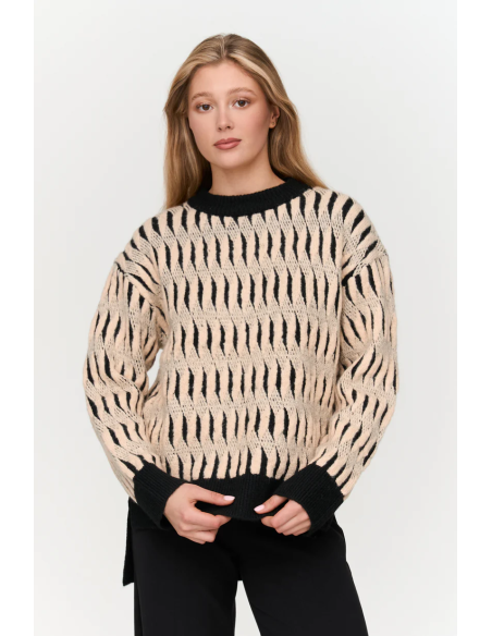 24 Colours sweater patterned - 41314b