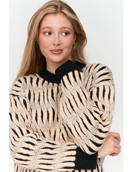 24 Colours sweater patterned - 41314b