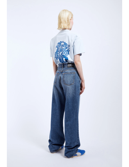 DR DENIM Donna Pants W High Relaxed Stream Mid Stone - 2230101 L91 254
