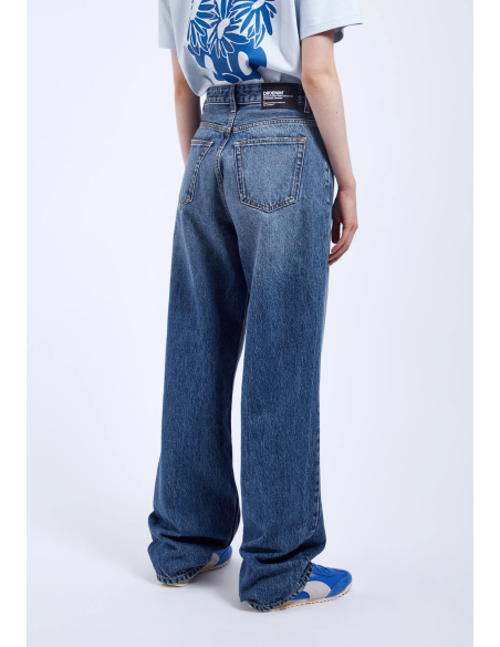 DR DENIM Donna Pants W High Relaxed Stream Mid Used - 2230101 L91 254