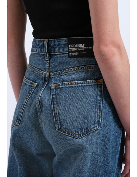 DR DENIM Donna Pants W High Relaxed Stream Mid Stone - 2230101 L91 254