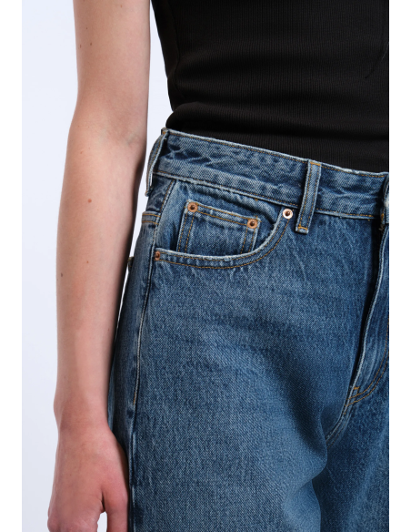 DR DENIM Donna Pants W High Relaxed Stream Mid Used - 2230101 L91 254