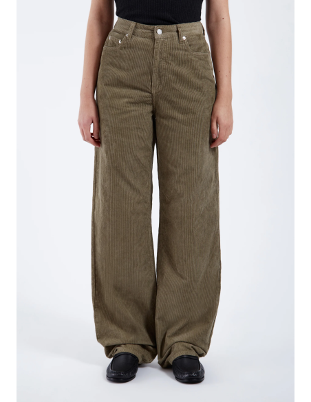 DR DENIM Pants W Donna Dust Green Cord - 2230101 306 252