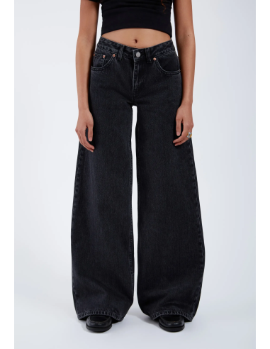 DR DENIM Pants W Rhue Low Wide Retro...