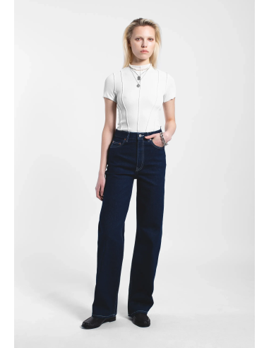DR DENIM Pants W Echo High Straight...