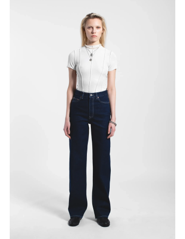 DR DENIM Pants W Echo High Straight...