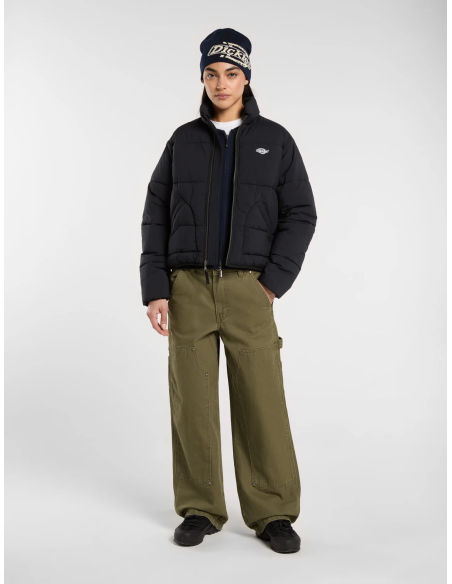 Dickies Pants Double Knee Canvas Military Green - DK0A87POMGR1