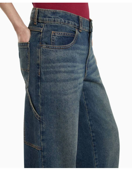 DICKIES Denim Pants W Herndon Wide Leg  - DK0A4YPYL231