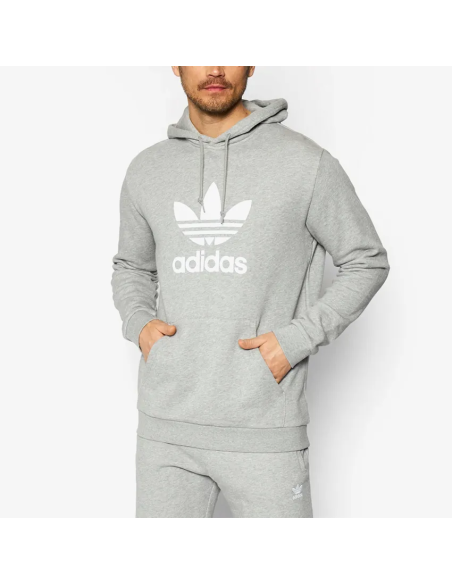 Adidas Originals Trefoil Hoodie -Grey (DT7963)