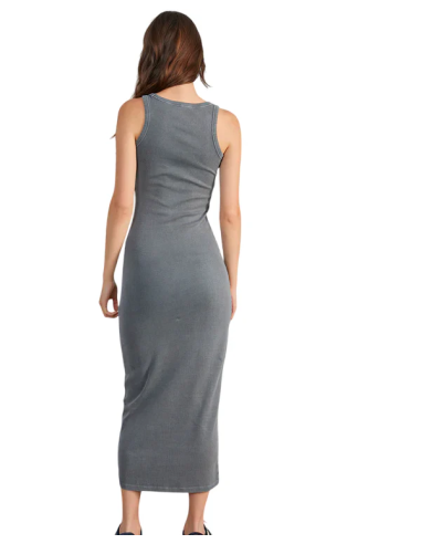 24 Colours Dress Long Ribbed Dress -...