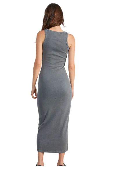 24 Colours Dress Long Ribbed Dress - 21178a