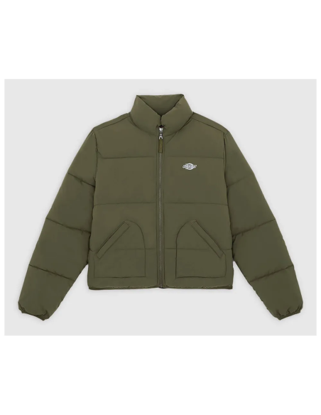 Dickies Puffer Jacket W Summerdale Military GR - DK0A87OJMGR1