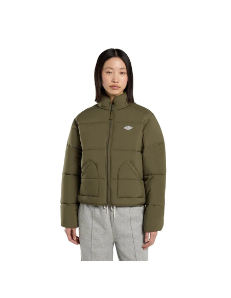 Dickies Puffer Jacket W Summerdale Military GR - DK0A87OJMGR1