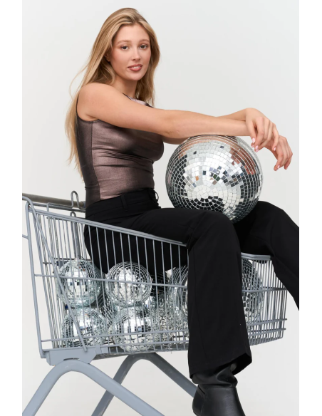 24 Colours Top in metallic fabric - 12436.br