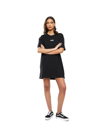 VANS  WM CENTER VEE TEE DRESS - VN0A4RU2BLK1