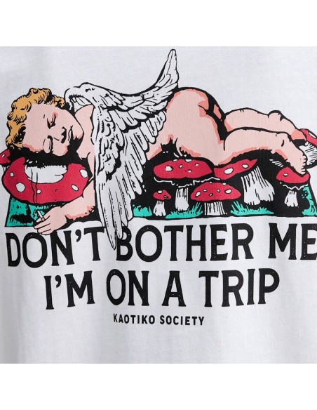 Kaotiko T-Shirt Busy Cupid Organic Cotton White - AR011-01S-G002