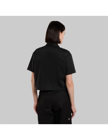 DICKIES SHIRT WORK CROPPED SS W BLACK - DKDFS573BLK1