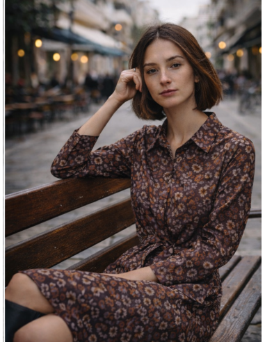 Compania Fantastica Midi Dress -...