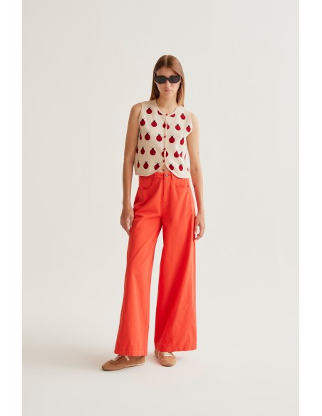 copy of Compania Fantastica Terrazzo print strappy top - 51C/11023