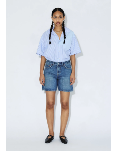 Dr Denim Shorts Hill Drift Mid Used-...