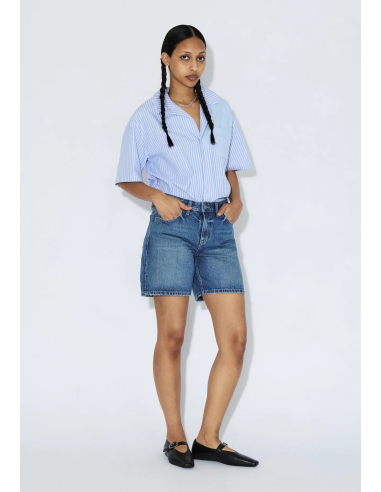 Dr Denim Shorts Hill Drift Mid Used-...