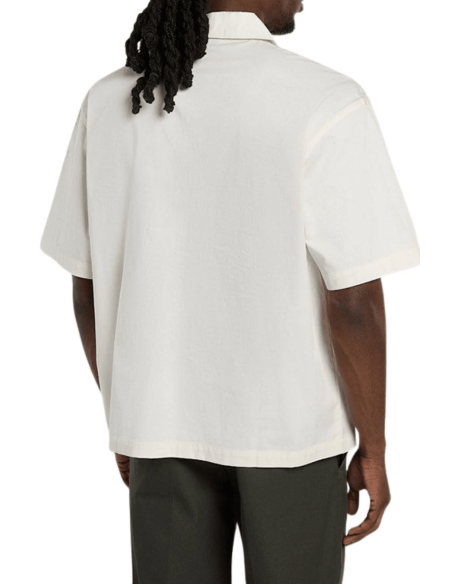 DICKIES CADIZ QZ SHIRT SS EGRET - DK0A88PIC481