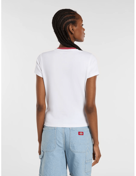 DICKIES PLAINVILLE RINGER TEE W WHITE - DK0A88JRWHX1