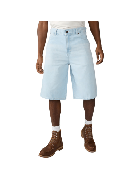 DICKIES M 958 13 INCH LOOSE SHORT JEANS FOG BLUE - DK0A88JP0FE1