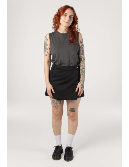 DICKIES UNION WRAP SKIRT BLACK - DK0A88PABLK1
