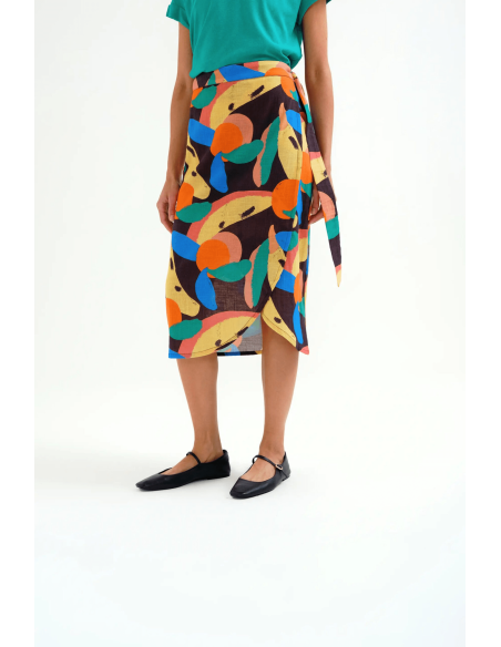 Compania Fantastica Printed Skirt- 62c/41101