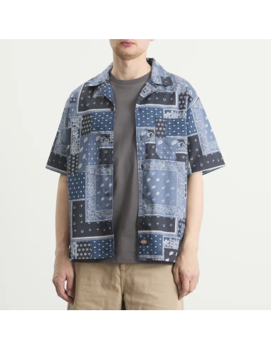 Dickies Shirt Glandorf SS Dark Navy -...