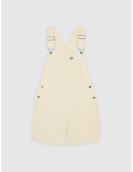 DICKIES SHORT LIGHTWEIGHT CANVAS BIB W WOOD ASH - DK0A885GL171