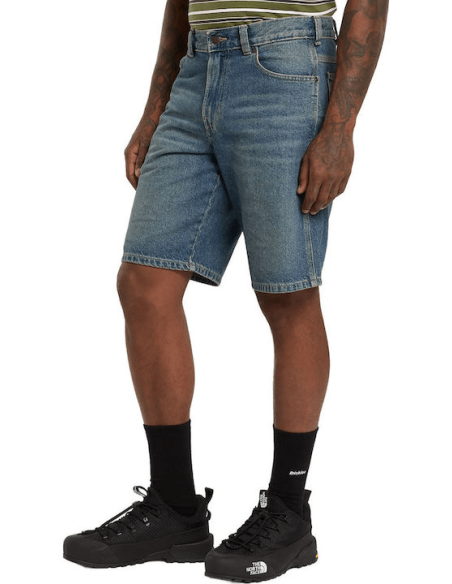 DICKIES M 993 11 INCH CARPENTER SHORT JEANS CLASSIC BLUE - DK0A88FCCLB1