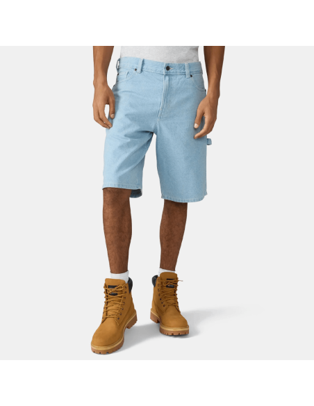 DICKIES M 993 11 INCH CARPENTER SHORT JEANS VINTAGE AGED BLUE - DK0A88FCC151