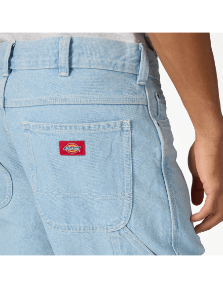 DICKIES M 993 11 INCH CARPENTER SHORT JEANS VINTAGE AGED BLUE - DK0A88FCC151