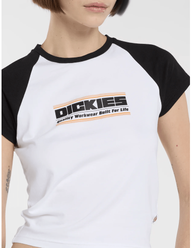 Dickies DERBY RAGLAN SS TEE W WHITE -...