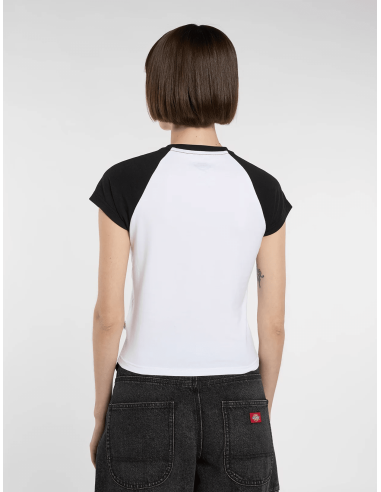 Dickies DERBY RAGLAN SS TEE W WHITE -...