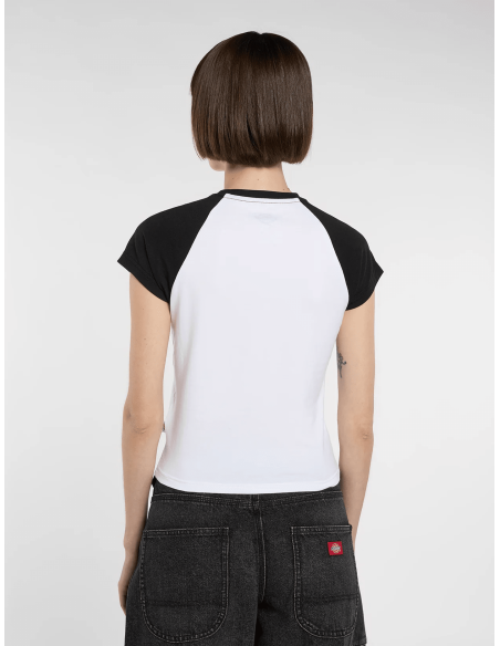 Dickies DERBY RAGLAN SS TEE W WHITE - DK0A883A0WH1